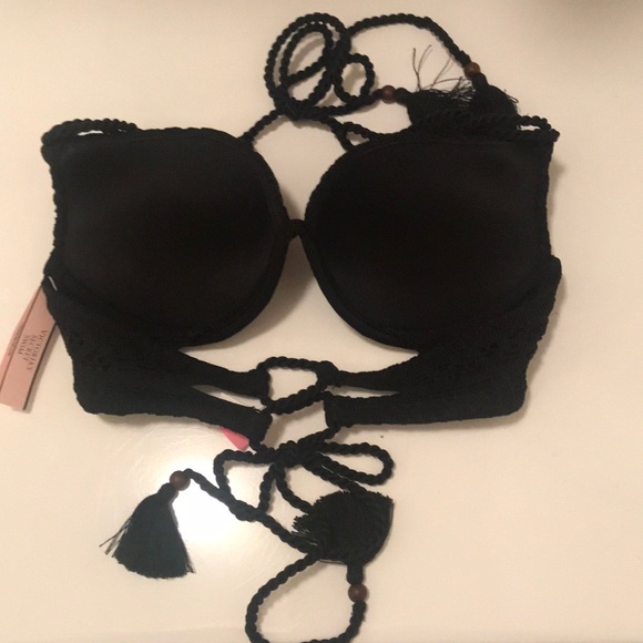 Victoria’s Secret lace/crochet push-up bikini top - Picture 4 of 7